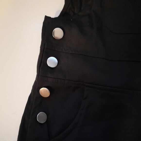 Shein Ladies Lightweight Adjustable Straps Black Overalls - Picture 8 of 10